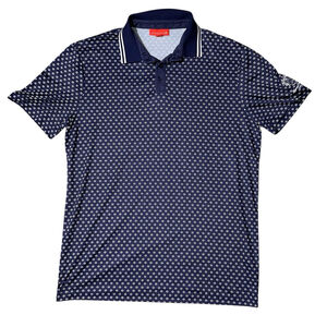 Redvanly Mens Navy Polo - Trump National Golf Course Jupiter Medium Performance